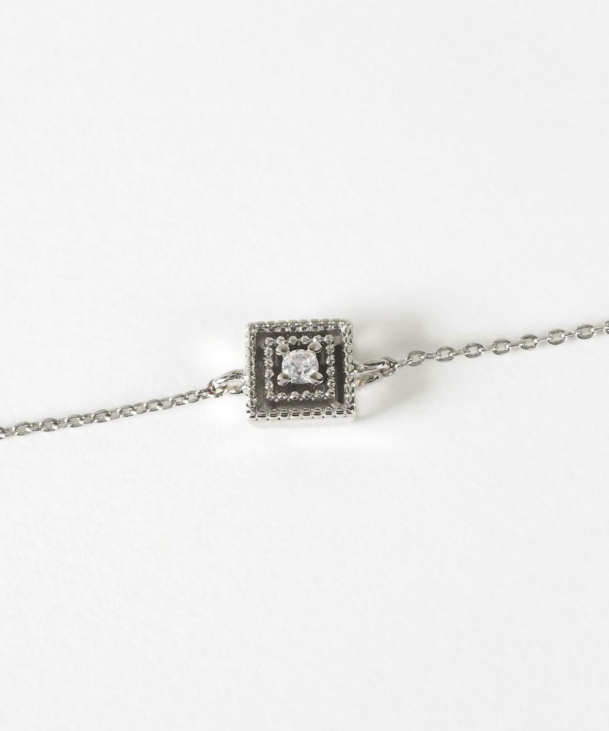 スクエアフレームブレスレット