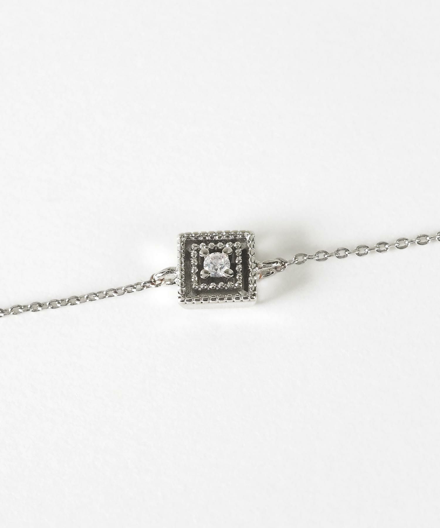 スクエアフレームブレスレット