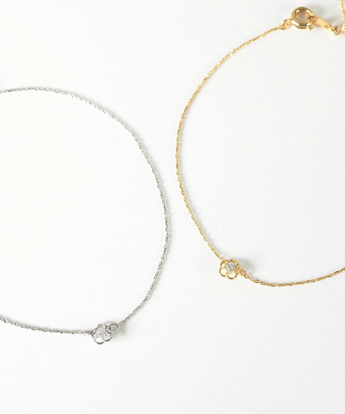 フラワーラインブレスレット