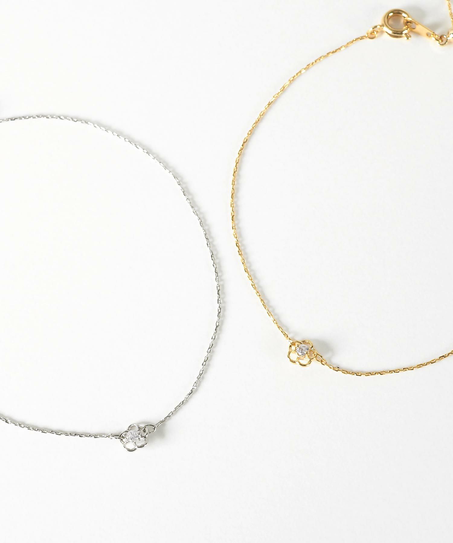 フラワーラインブレスレット