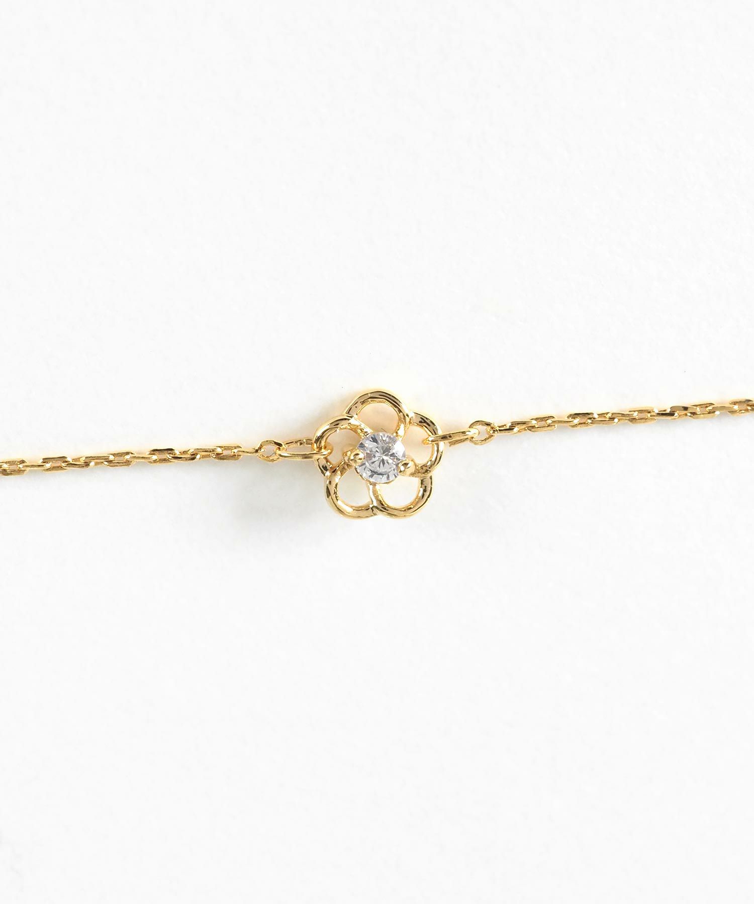 フラワーラインブレスレット