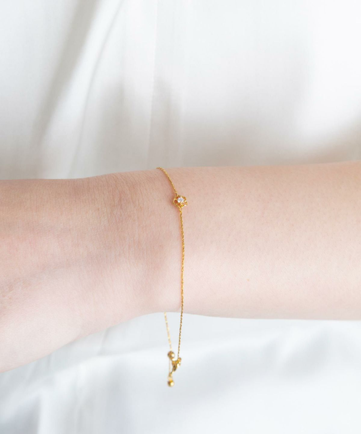 フラワーラインブレスレット