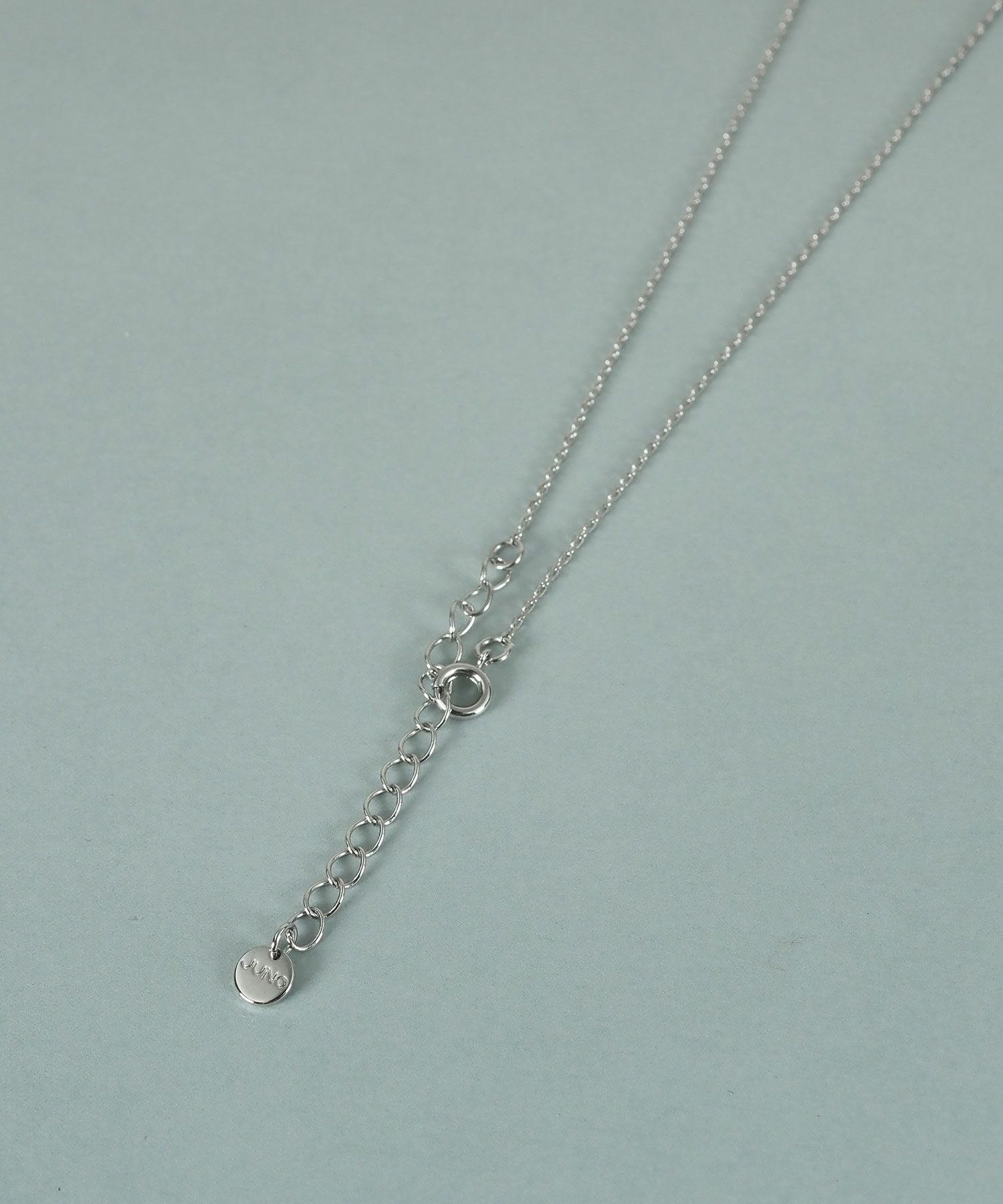 貝パールリボンラインネックレス