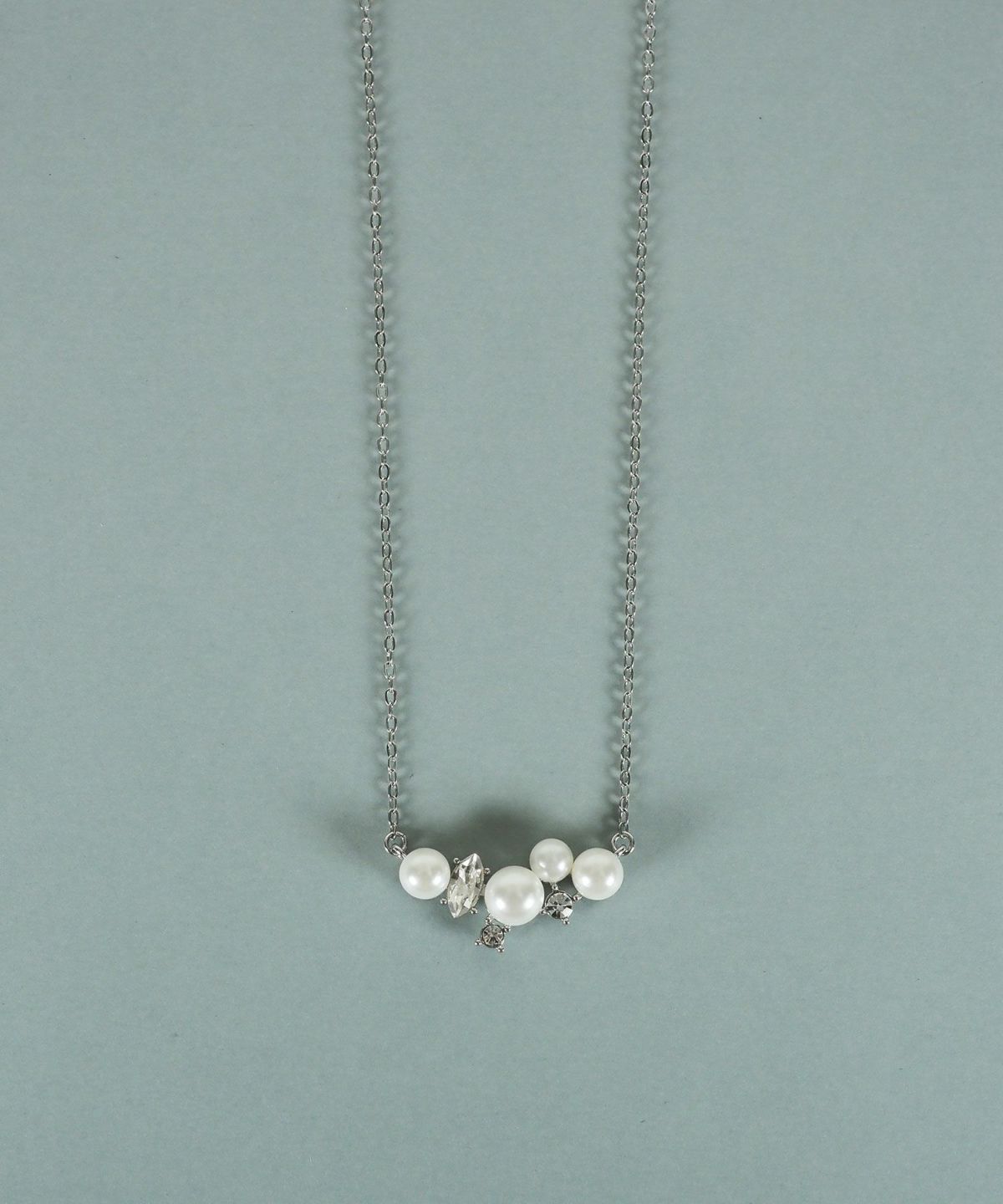 貝パールビジューネックレス【JUNO PREMIUM】