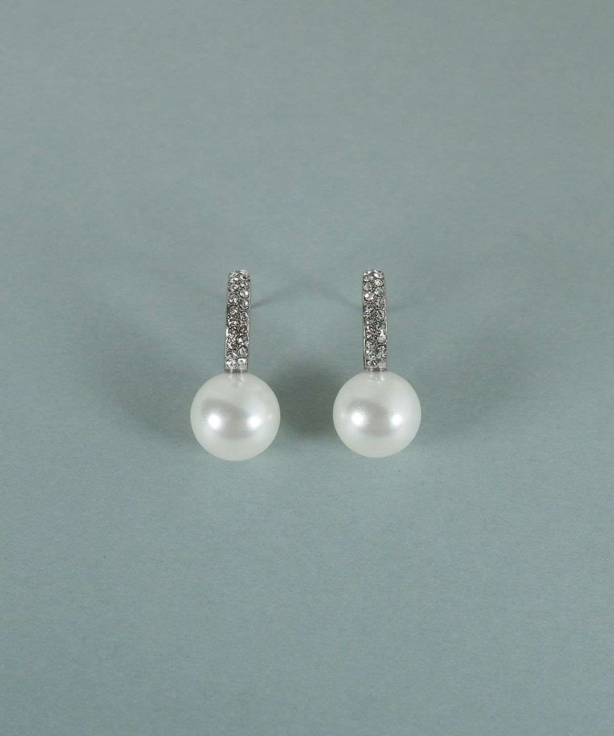 貝パールラインパヴェピアス【JUNO PREMIUM】