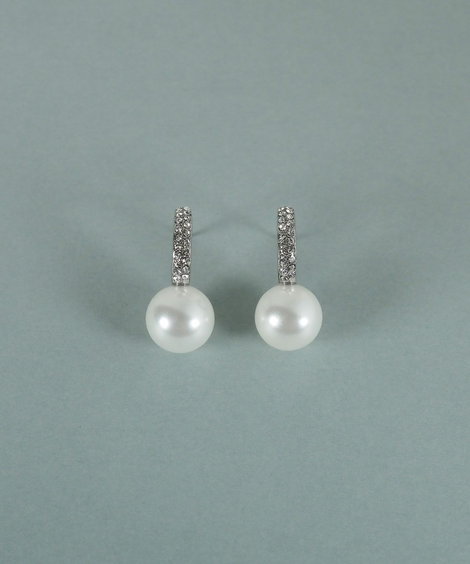 貝パールラインパヴェピアス【JUNO PREMIUM】