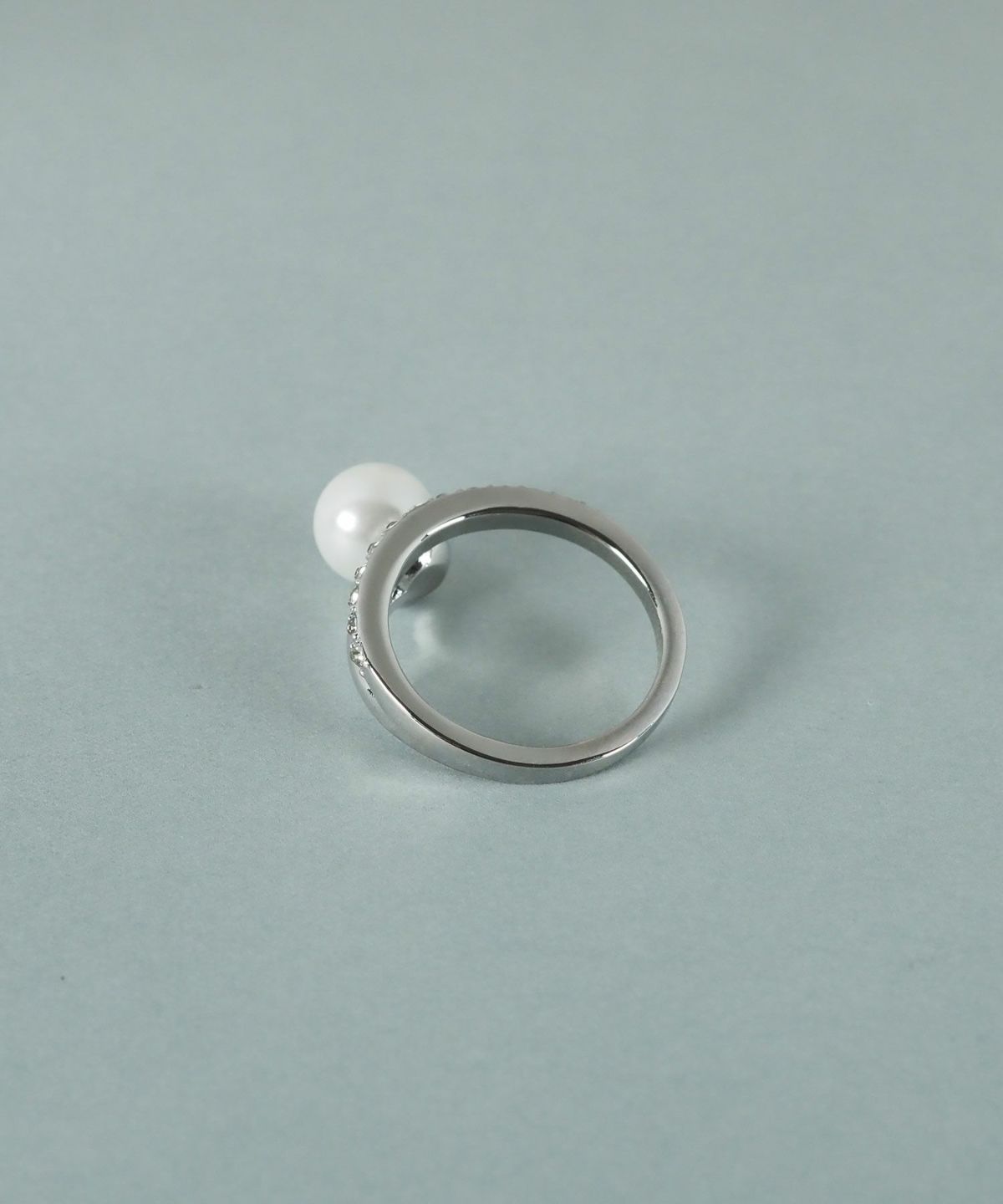 貝パールカーブラインリング