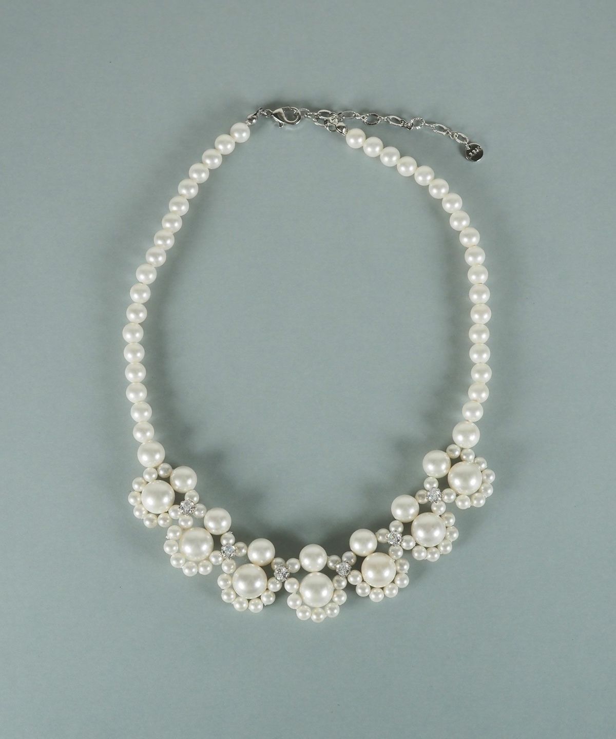 貝パールレースネックレス