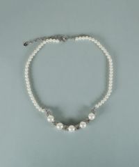 貝パールビジューラインネックレス【JUNO PREMIUM】