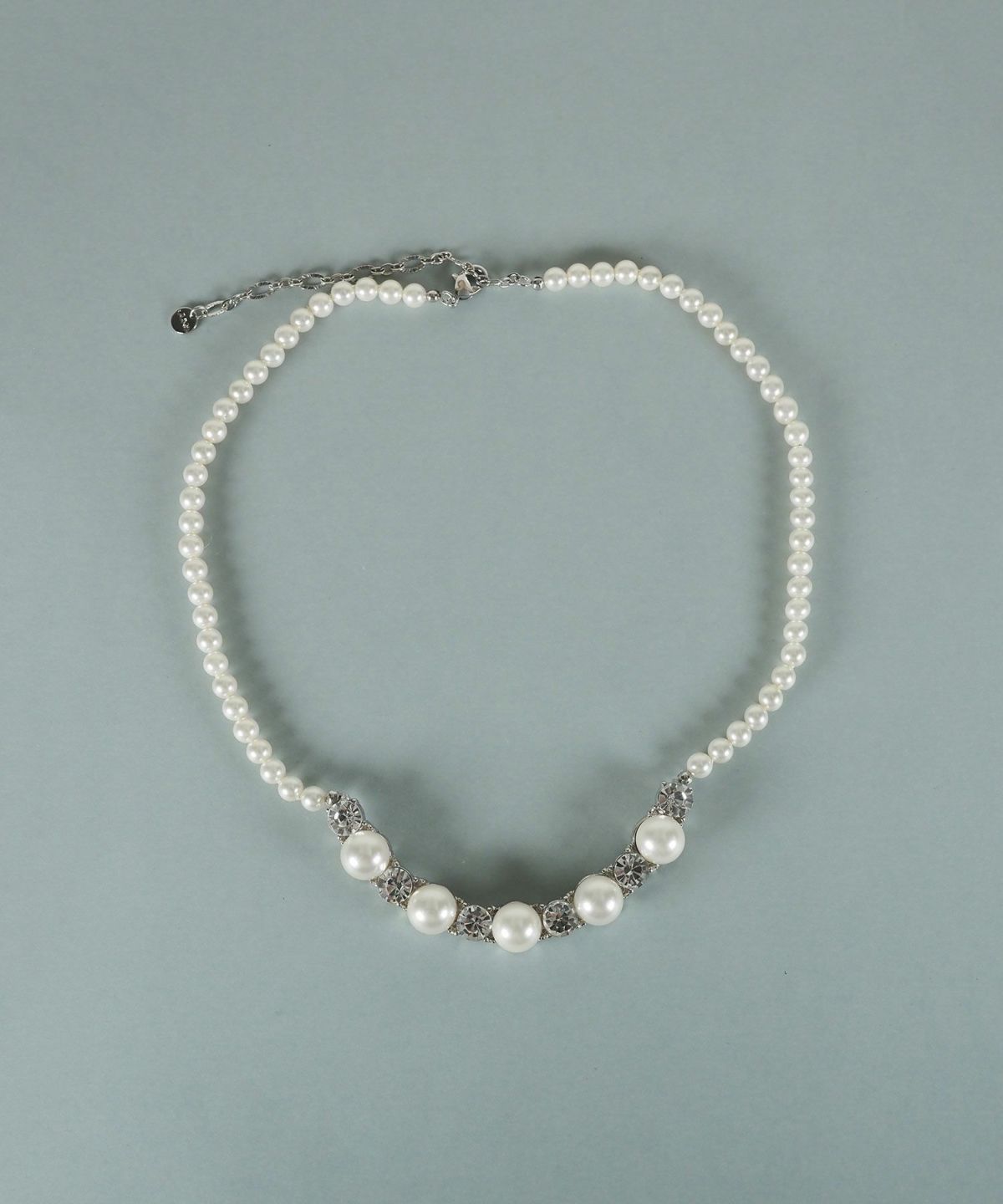 貝パールビジューラインネックレス【JUNO PREMIUM】