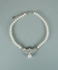 貝パールフラワービジューネックレス【JUNO PREMIUM】