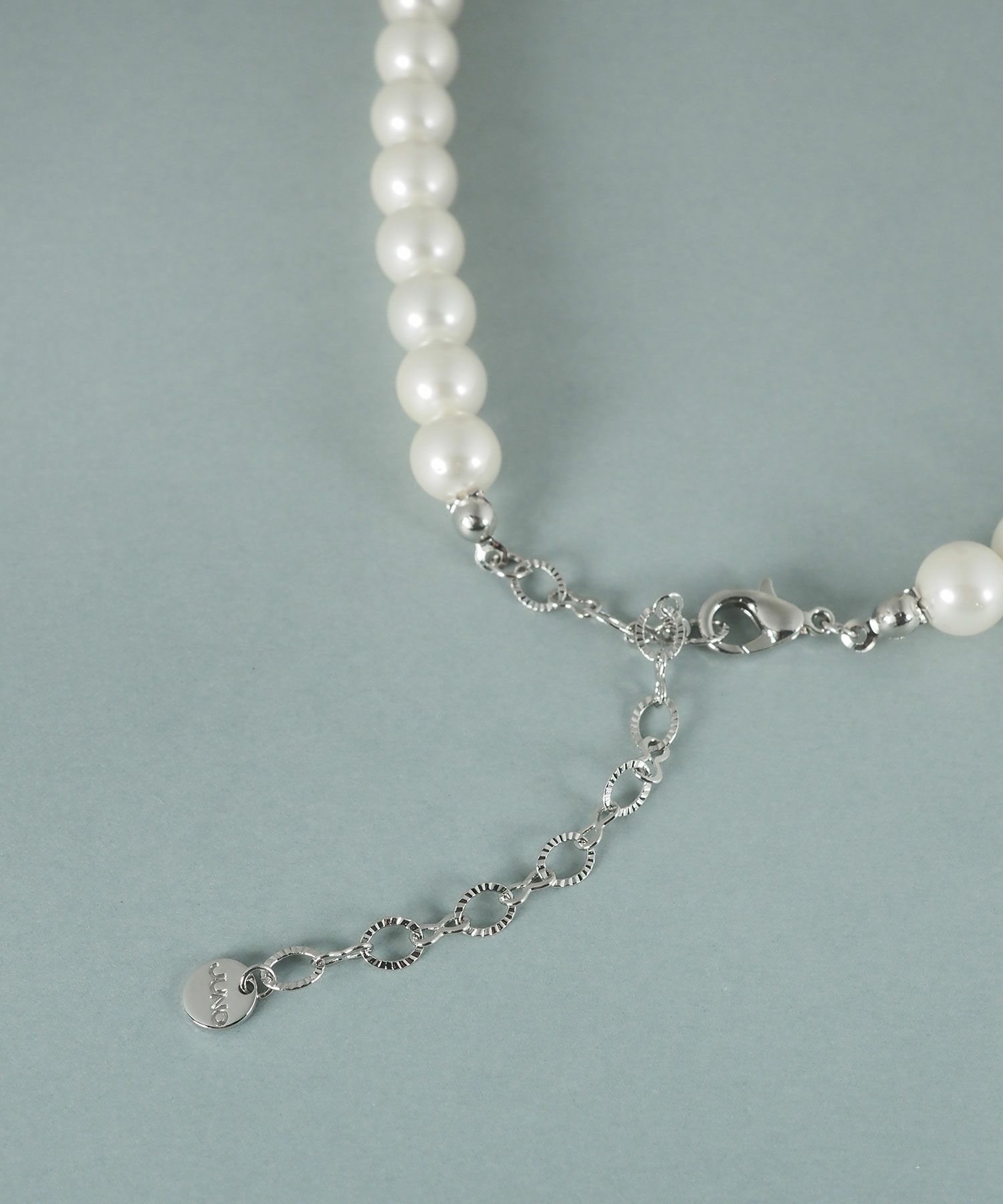 貝パールフラワービジューネックレス【JUNO PREMIUM】