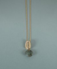 オーバルグリッドラブラドライトネックレス【JUNO PREMIUM】