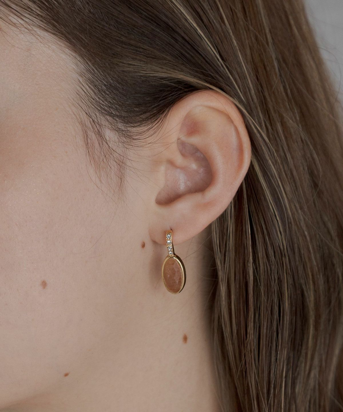 サンストーンエリプスピアス【JUNO PREMIUM】 | 【公式】MUK ONLINE