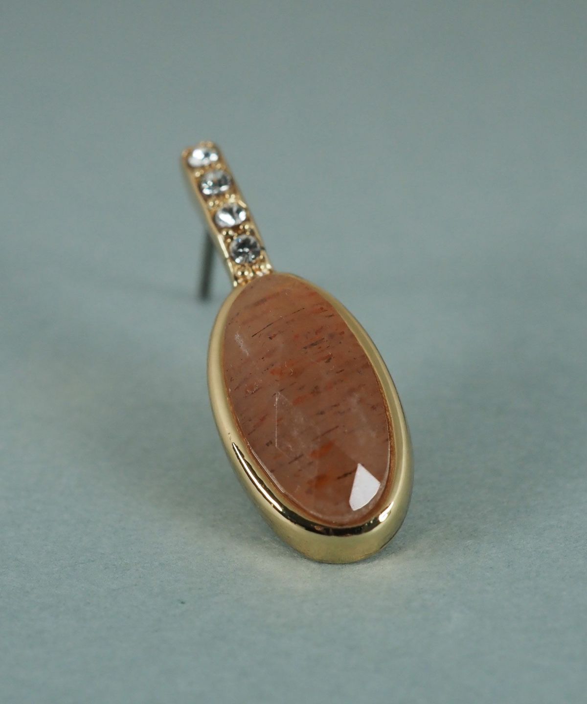 サンストーンエリプスピアス【JUNO PREMIUM】