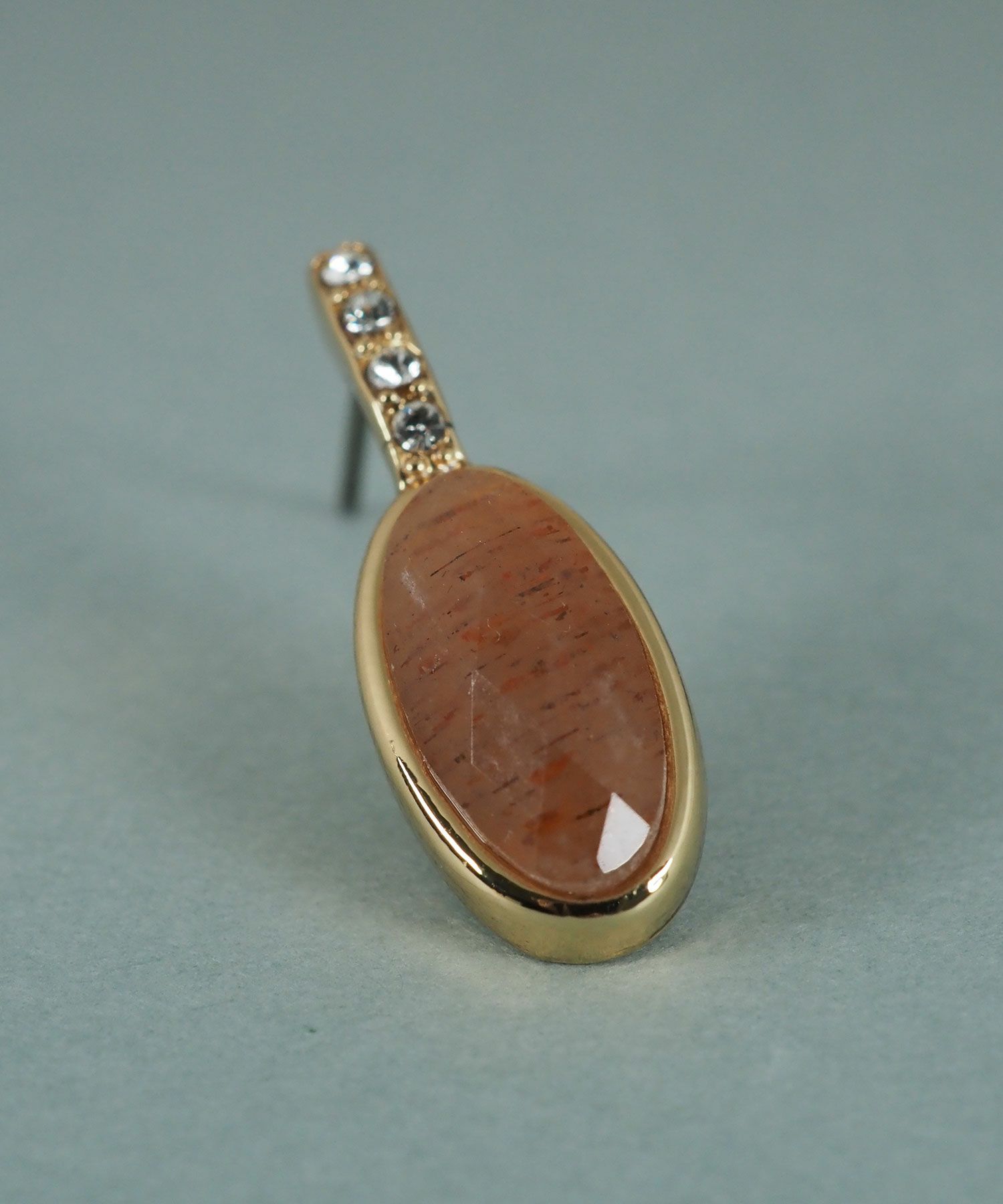 サンストーンエリプスピアス【JUNO PREMIUM】