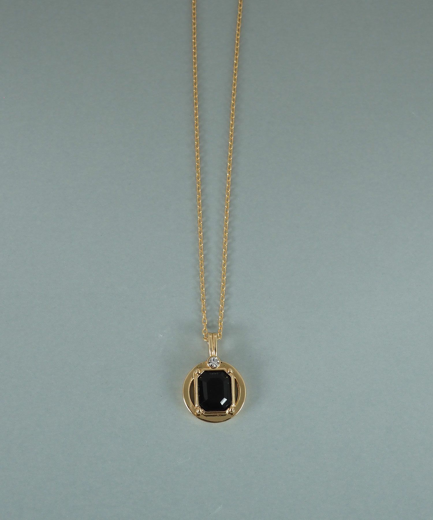 レクタングルオブシディアンネックレス【JUNO PREMIUM】