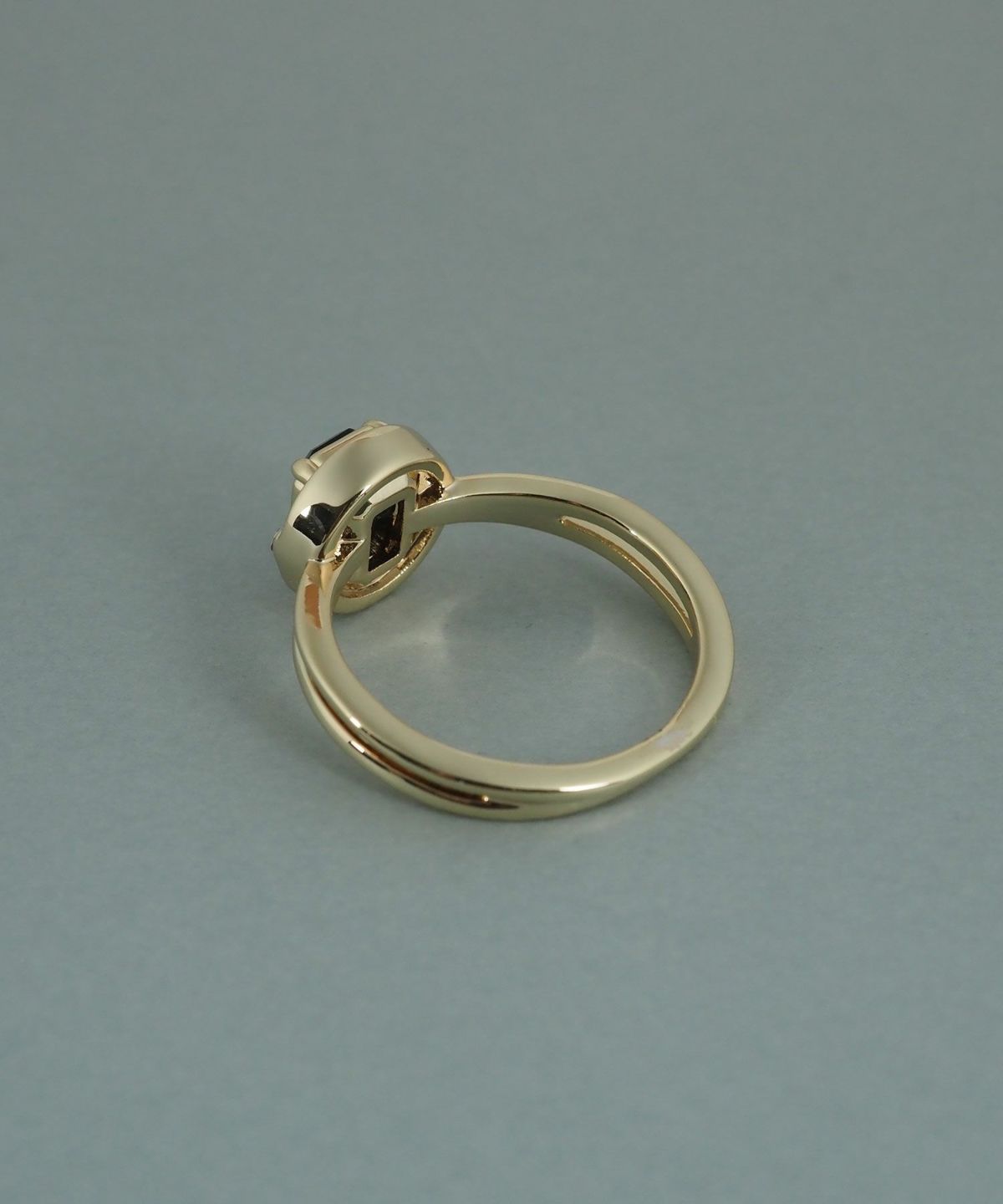 レクタングルオブシディアンリング【JUNO PREMIUM】