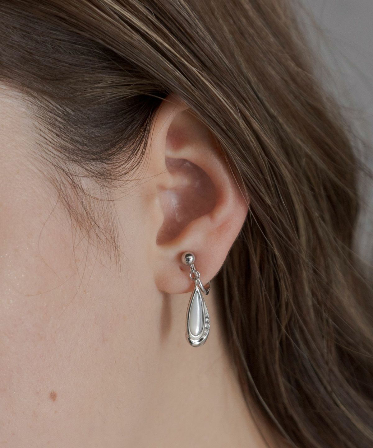 ドロップパールブランイヤリング【JUNO PREMIUM】