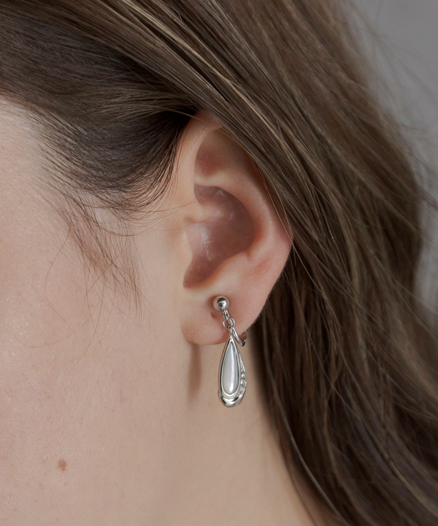 ドロップパールブランイヤリング【JUNO PREMIUM】