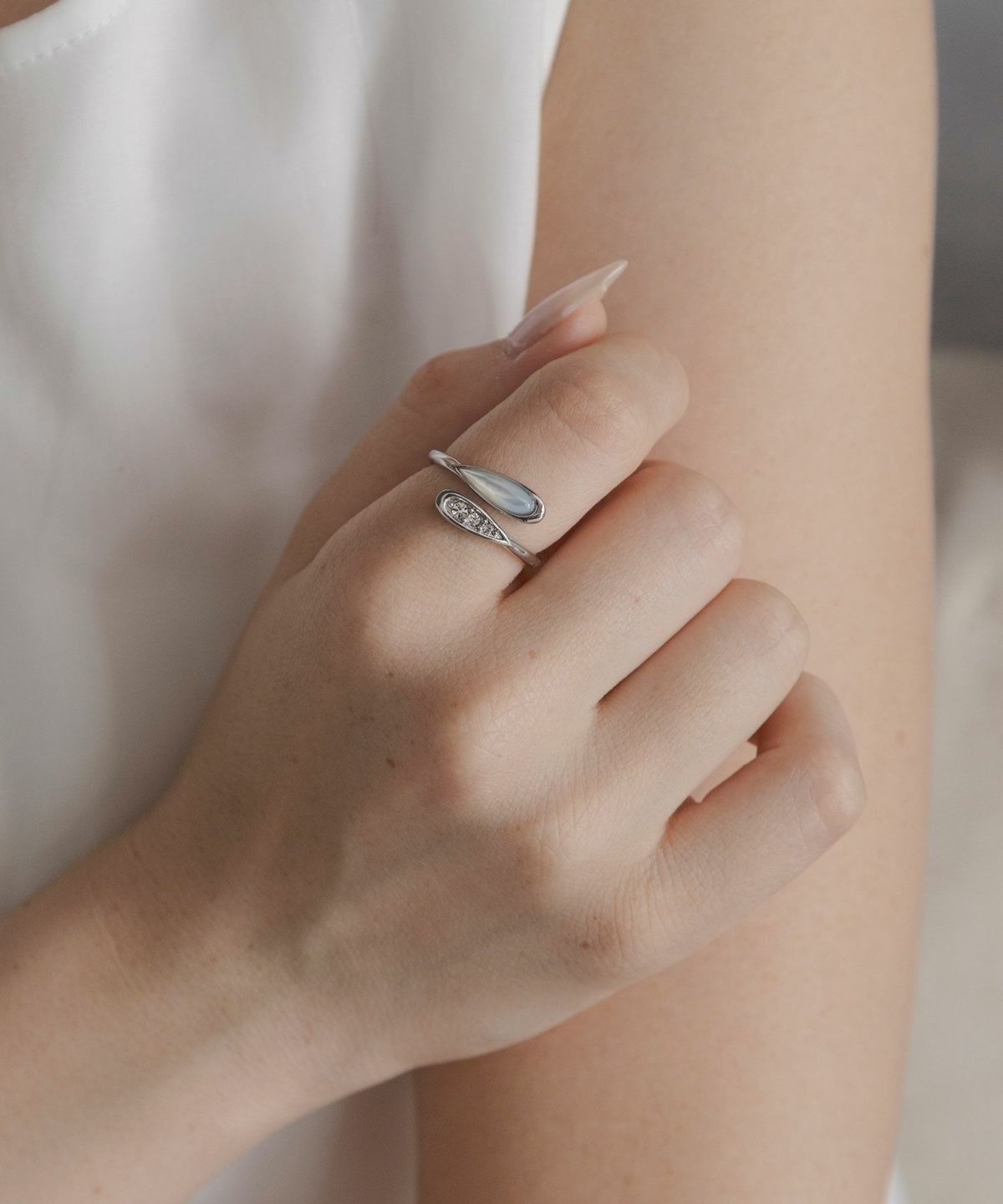 ドロップパールブランリング【JUNO PREMIUM】