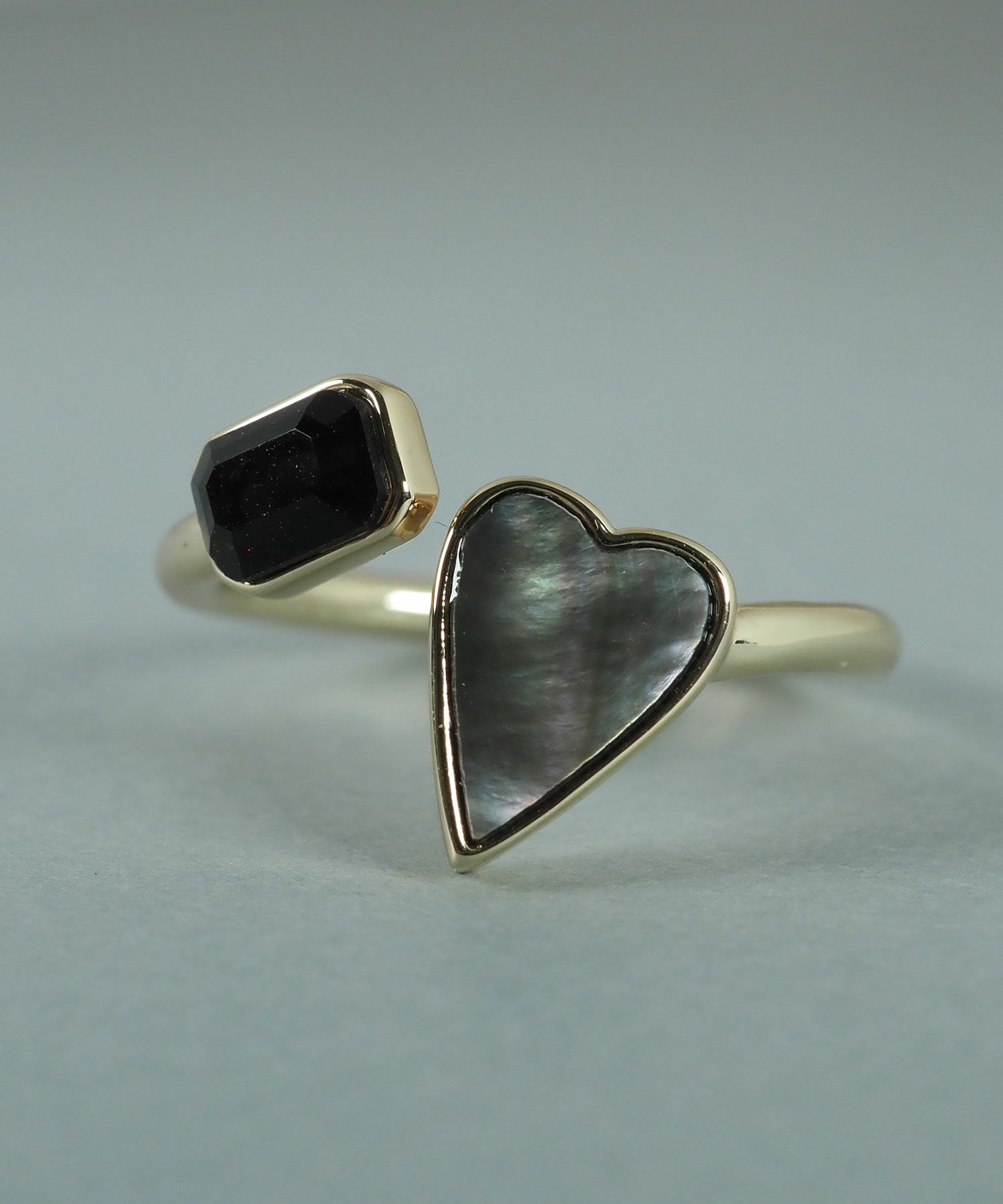 ハートノワールシェル リング【JUNO PREMIUM】