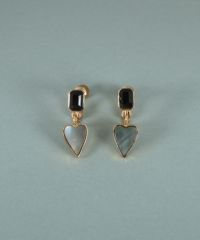 ハートノワールシェル イヤリング【JUNO PREMIUM】