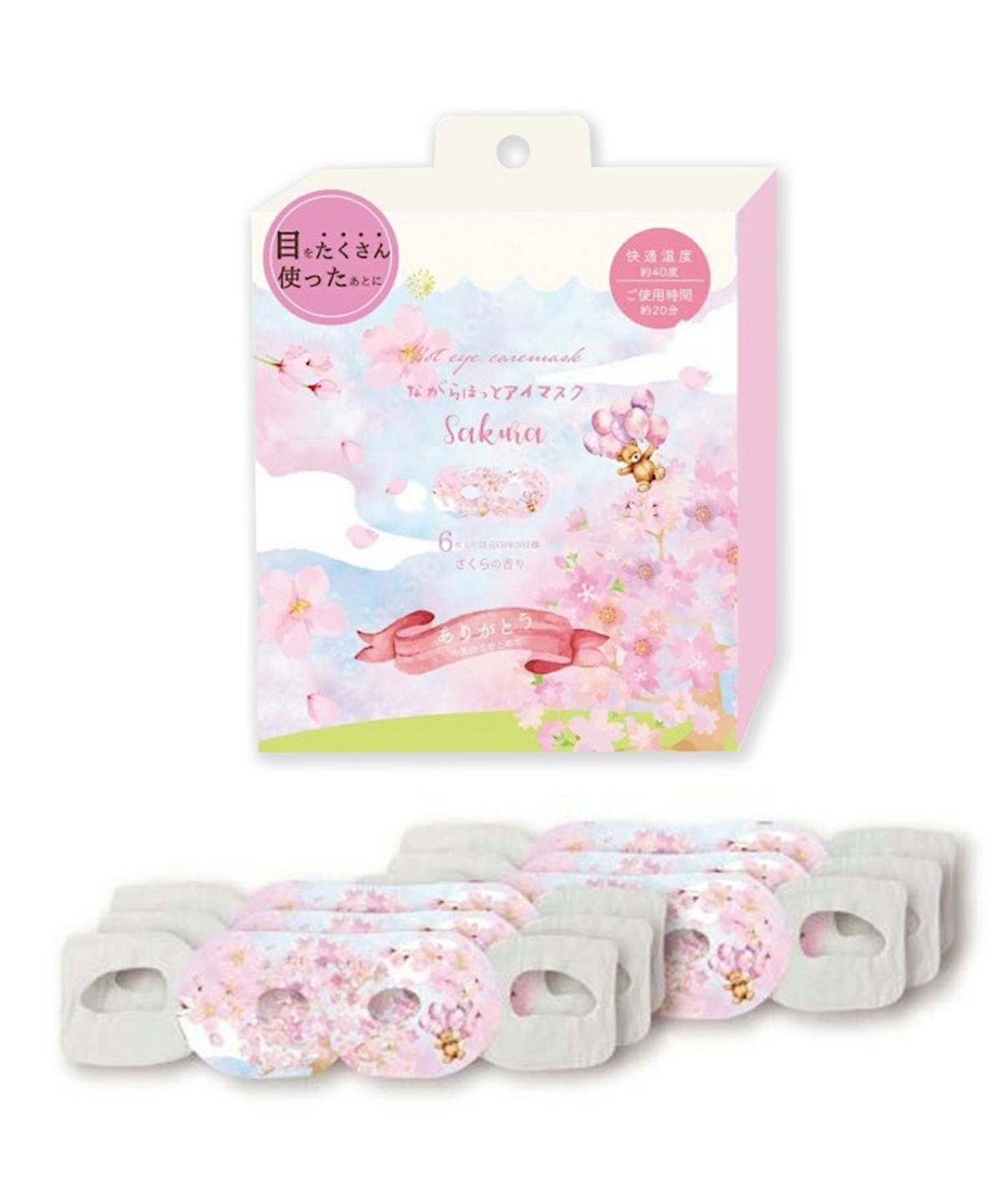 さくら ながら温アイマスク 6P | 【公式】MUK ONLINE SHOP｜人気