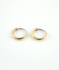 10mmシンプルスリムフープステンレスポストピアス