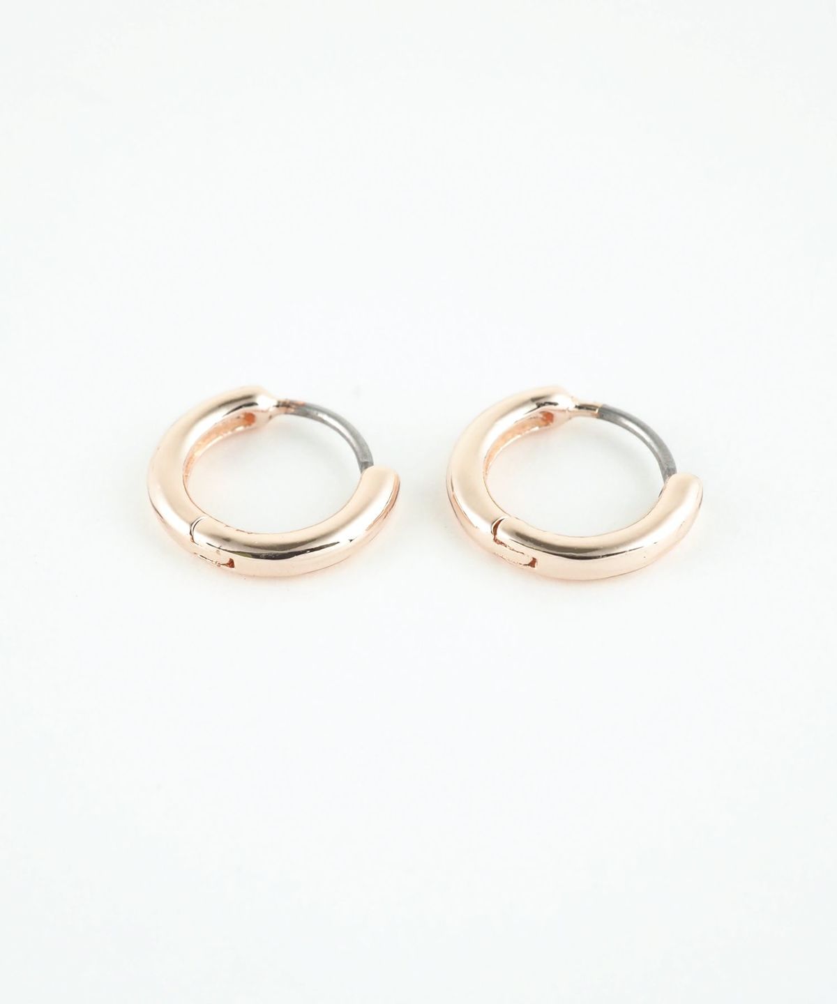 10mmシンプルスリムフープステンレスポストピアス