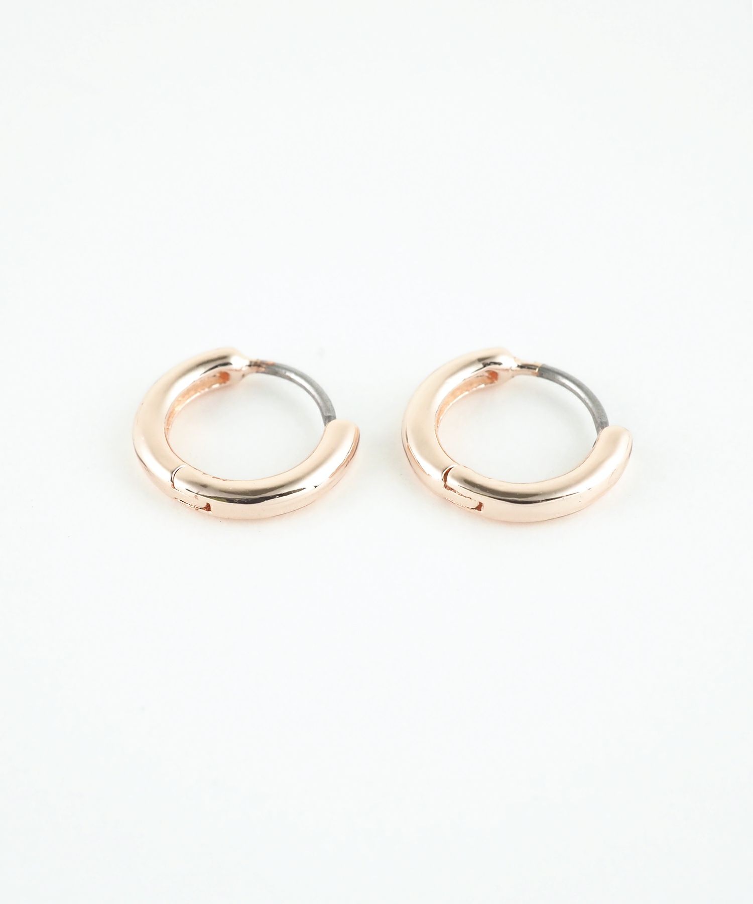 10mmシンプルスリムフープステンレスポストピアス