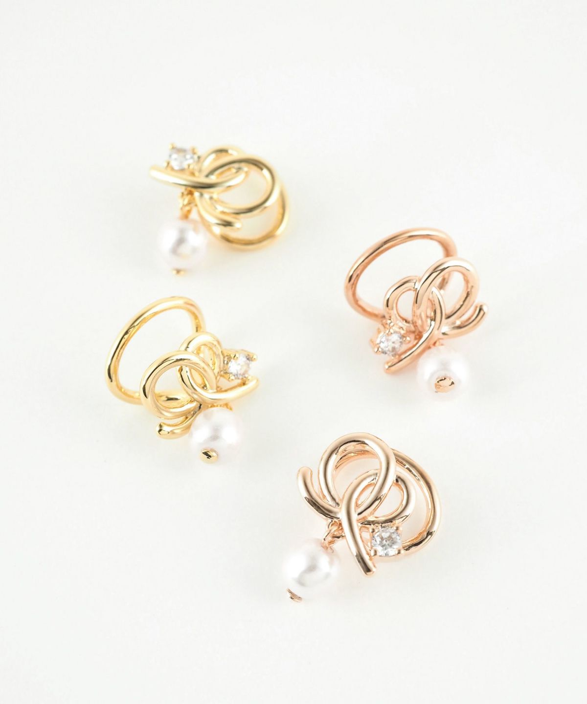 メロウループラウンドメタルイヤリング