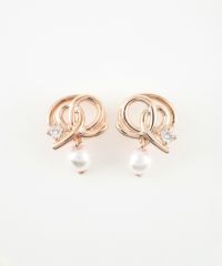 メロウループラウンドメタルイヤリング