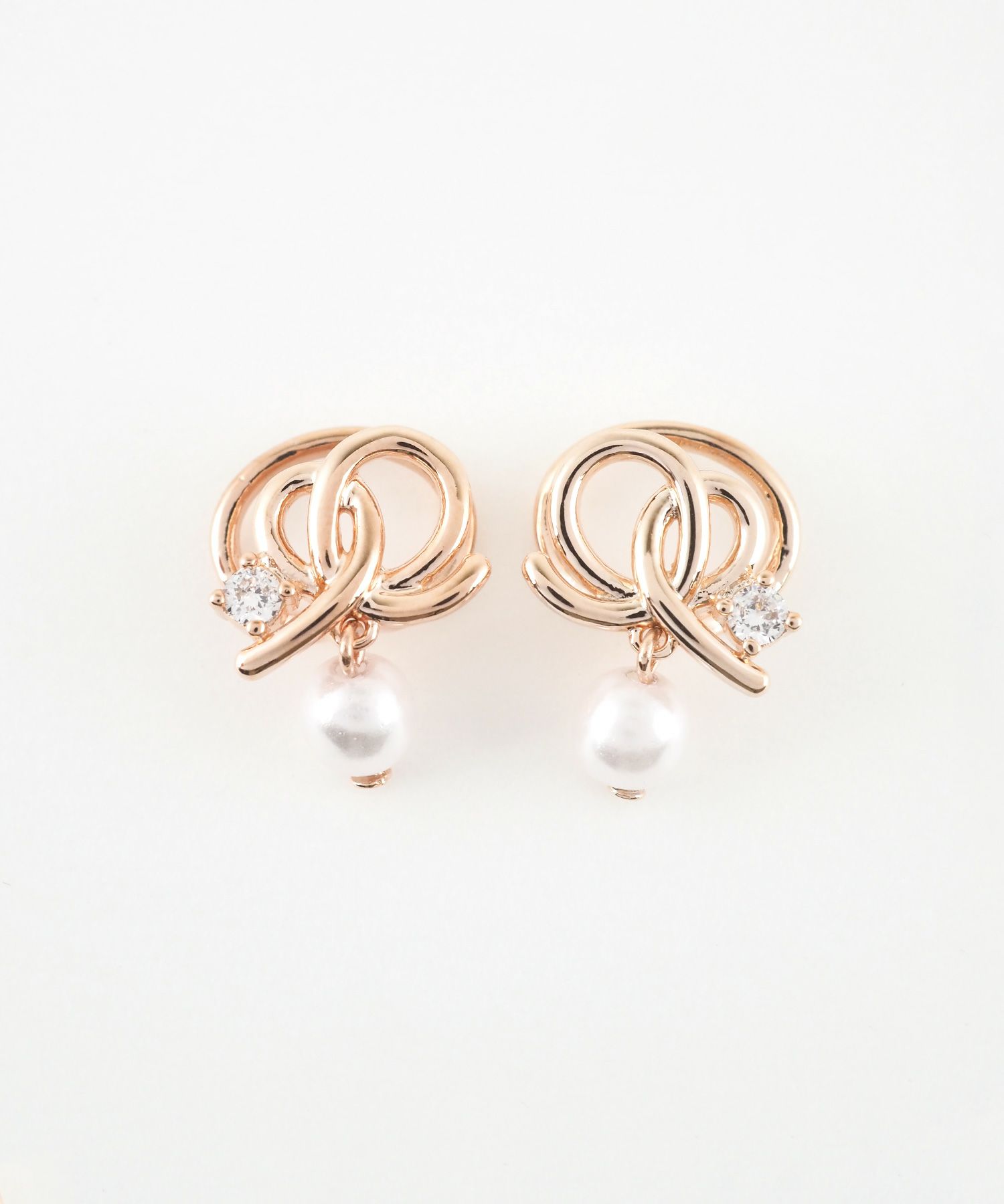 メロウループラウンドメタルイヤリング