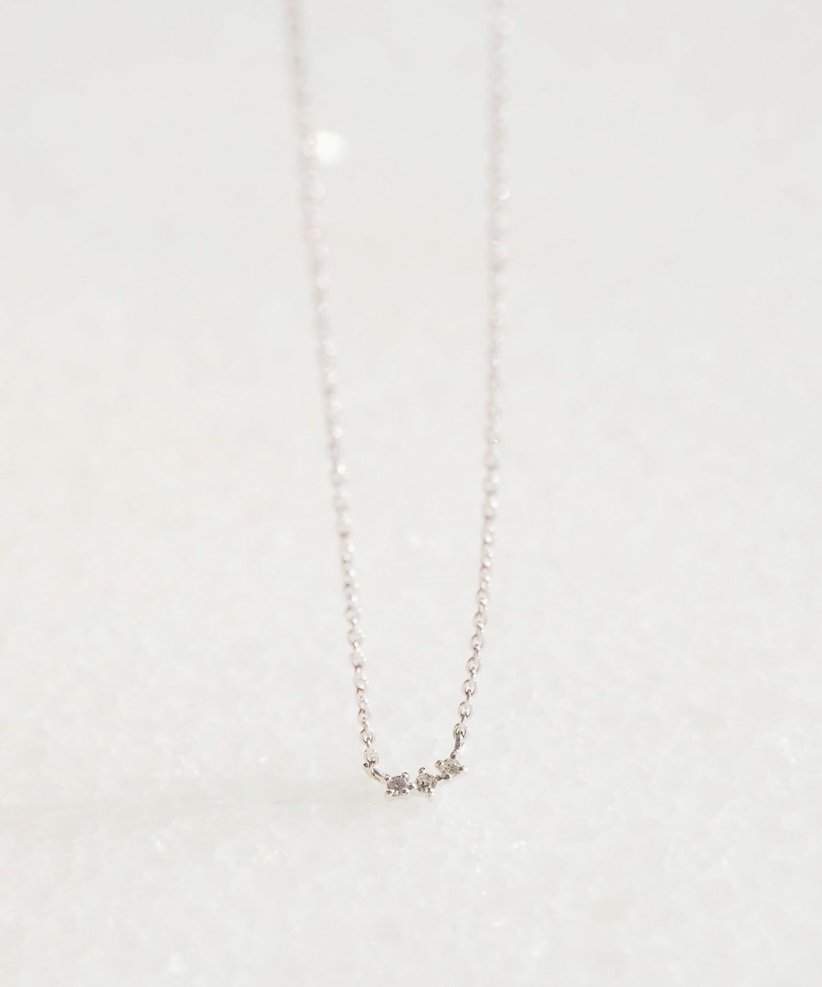 [SV925]トリニティメレダイヤモンドプチペンダント