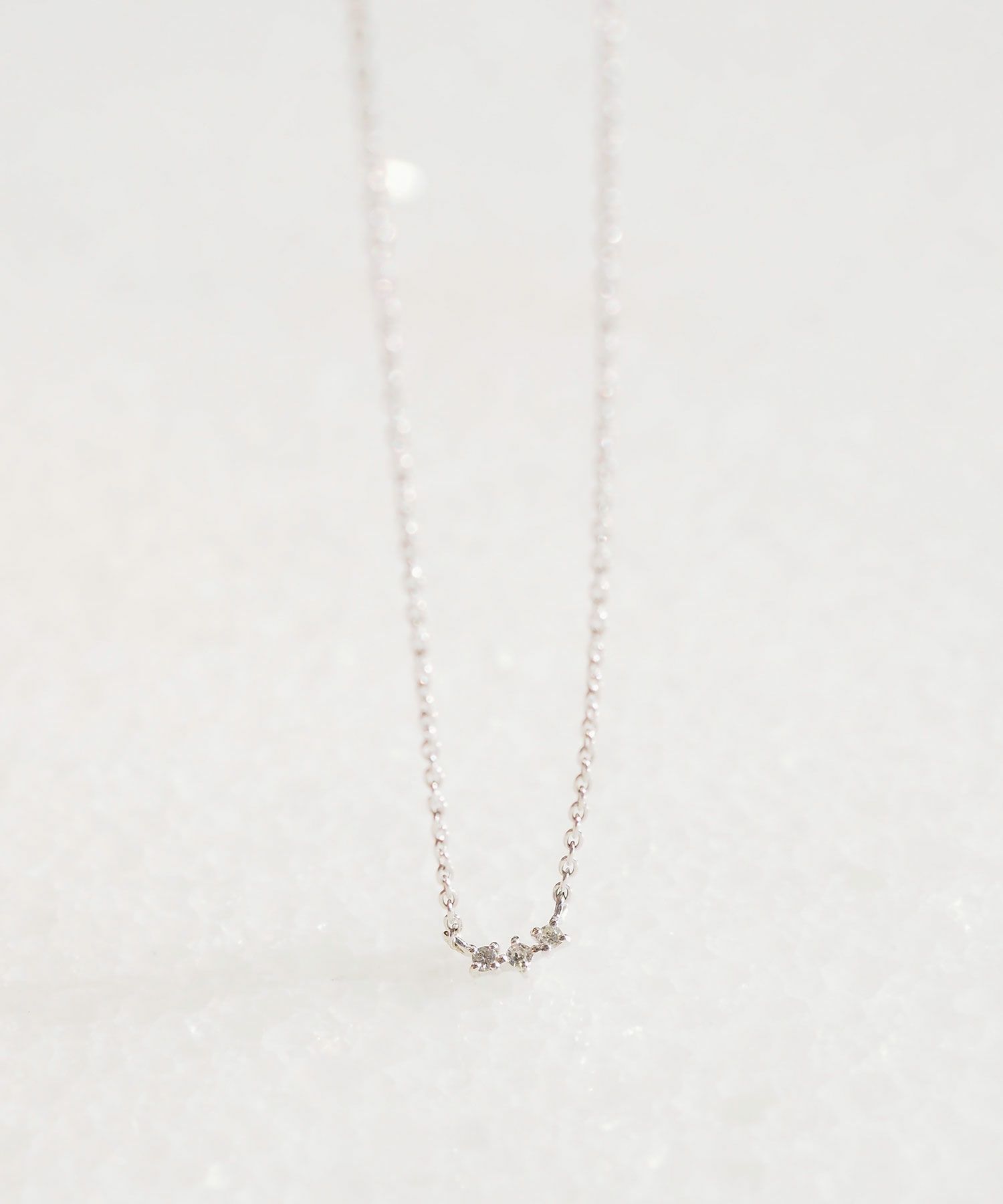 [SV925]トリニティメレダイヤモンドプチペンダント