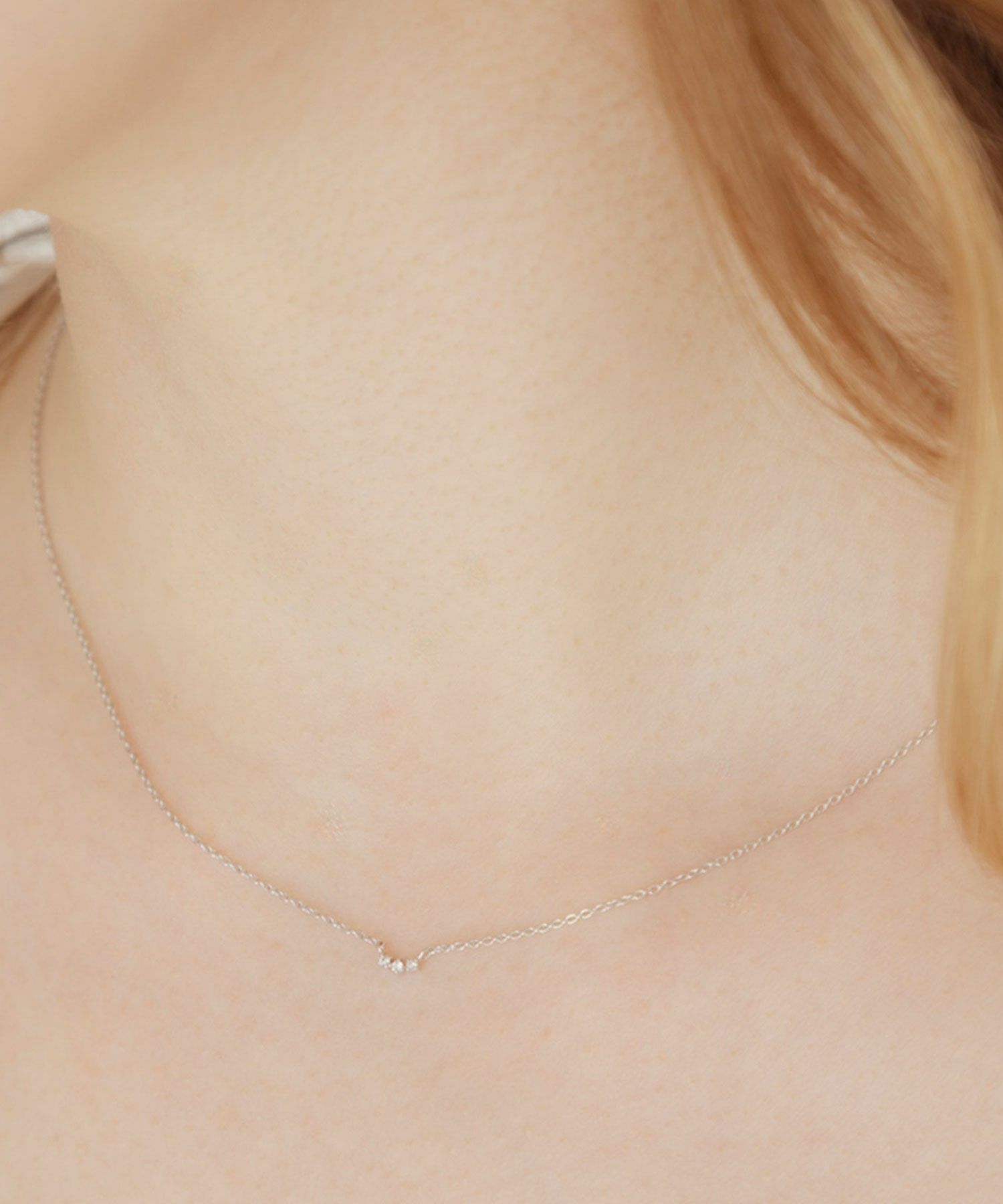 [SV925]トリニティメレダイヤモンドプチペンダント