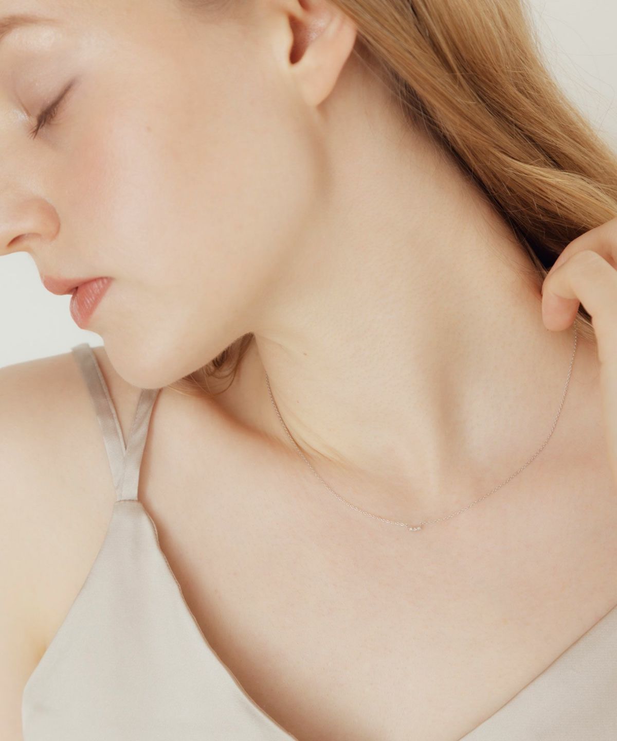 [SV925]トリニティメレダイヤモンドプチペンダント