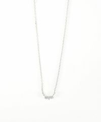 [SV925]トリニティメレダイヤモンドプチペンダント