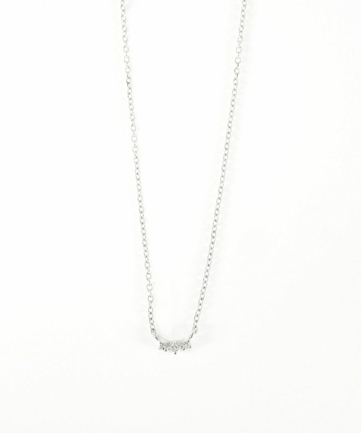 [SV925]トリニティメレダイヤモンドプチペンダント