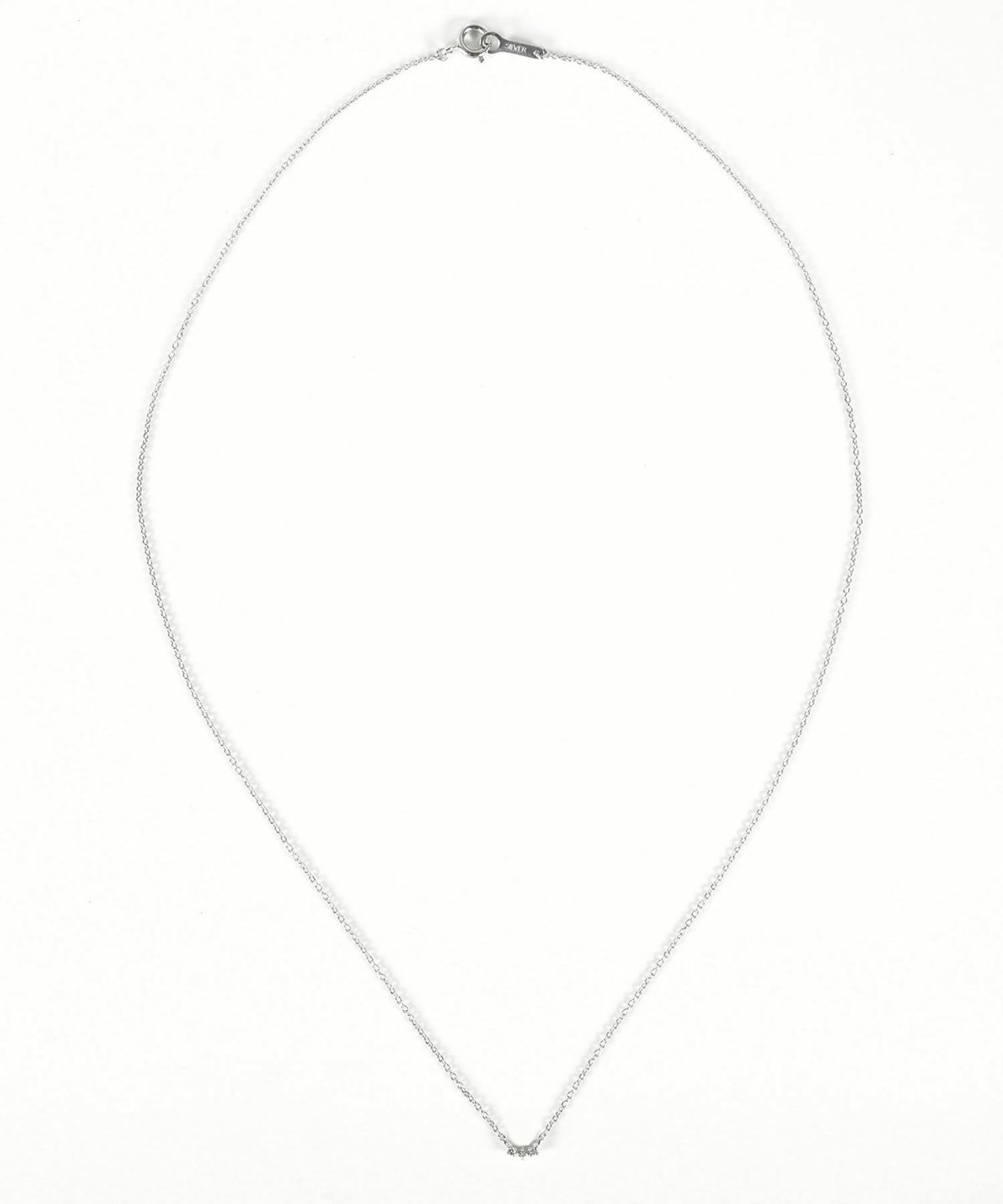 [SV925]トリニティメレダイヤモンドプチペンダント