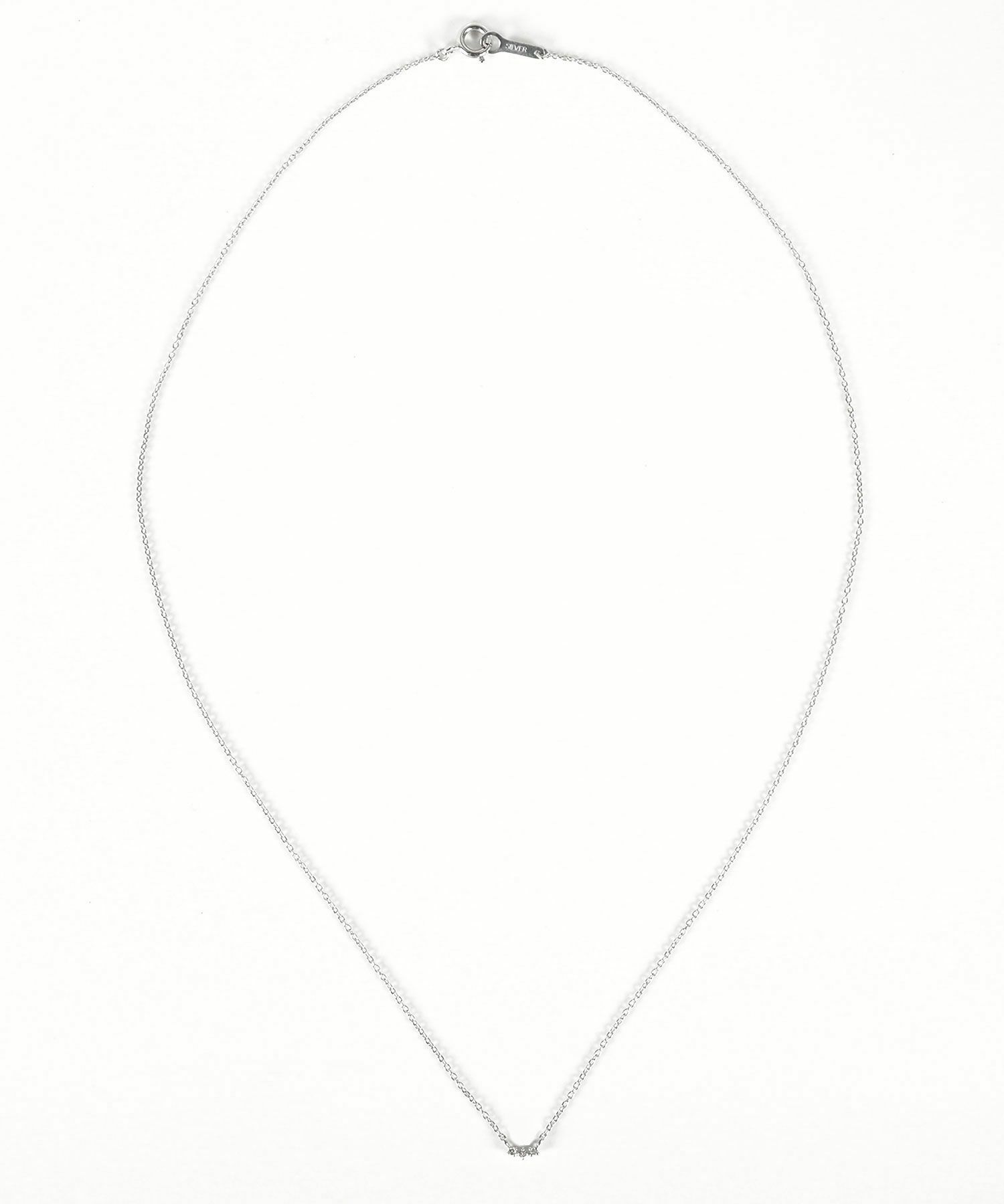 [SV925]トリニティメレダイヤモンドプチペンダント