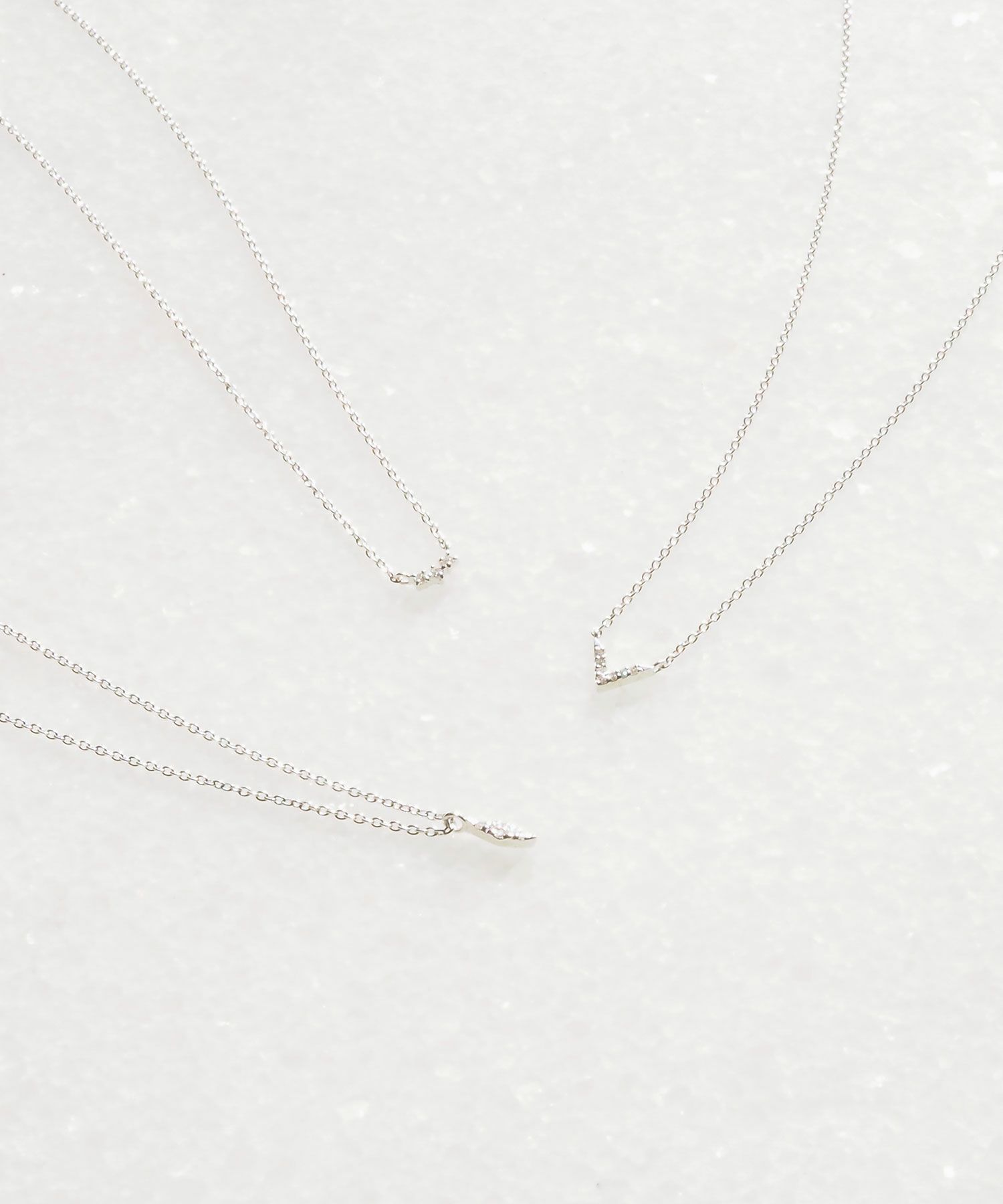 [SV925]トリニティメレダイヤモンドプチペンダント