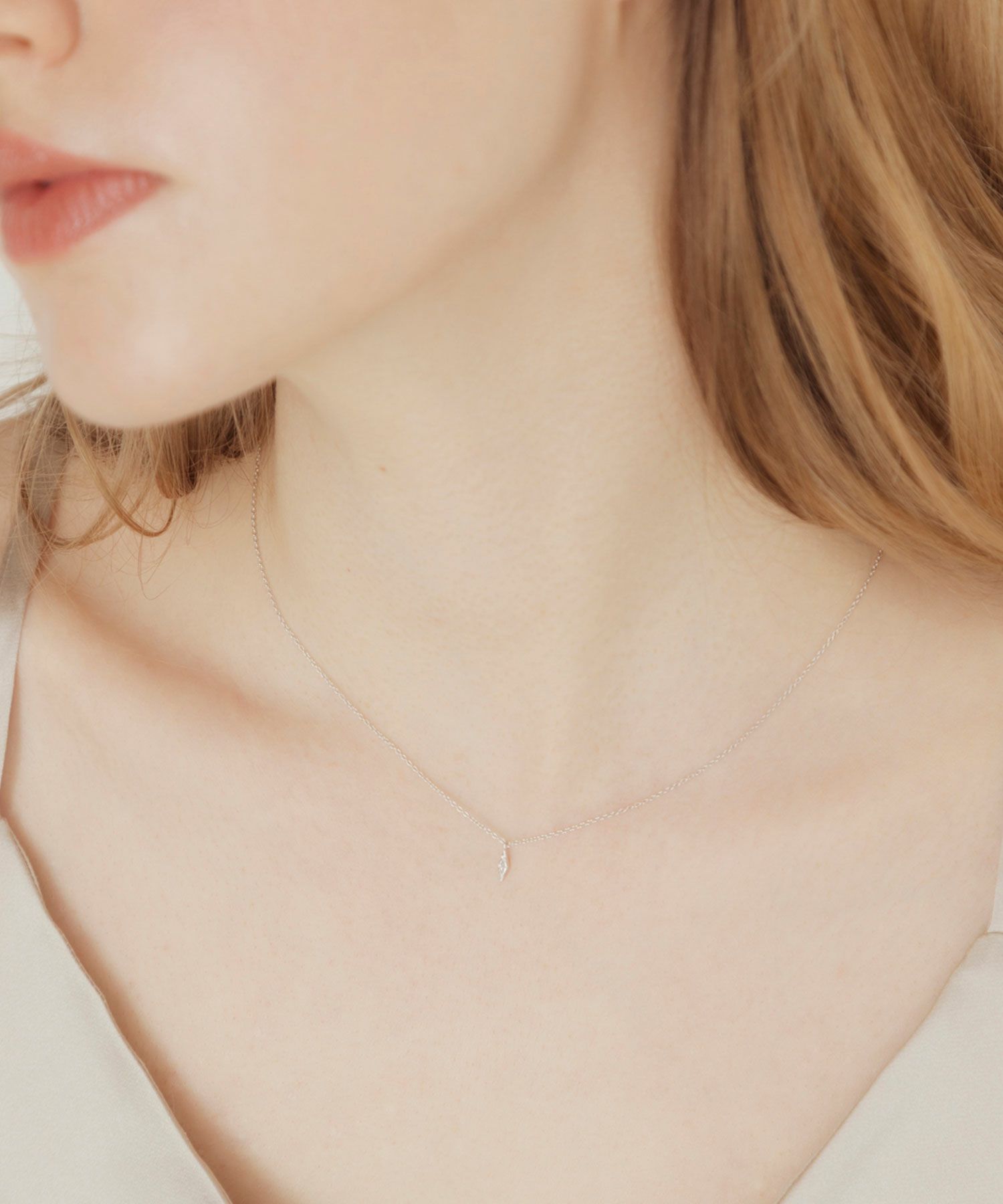 [SV925]ノーブルロンバスメレダイヤモンドプチペンダント