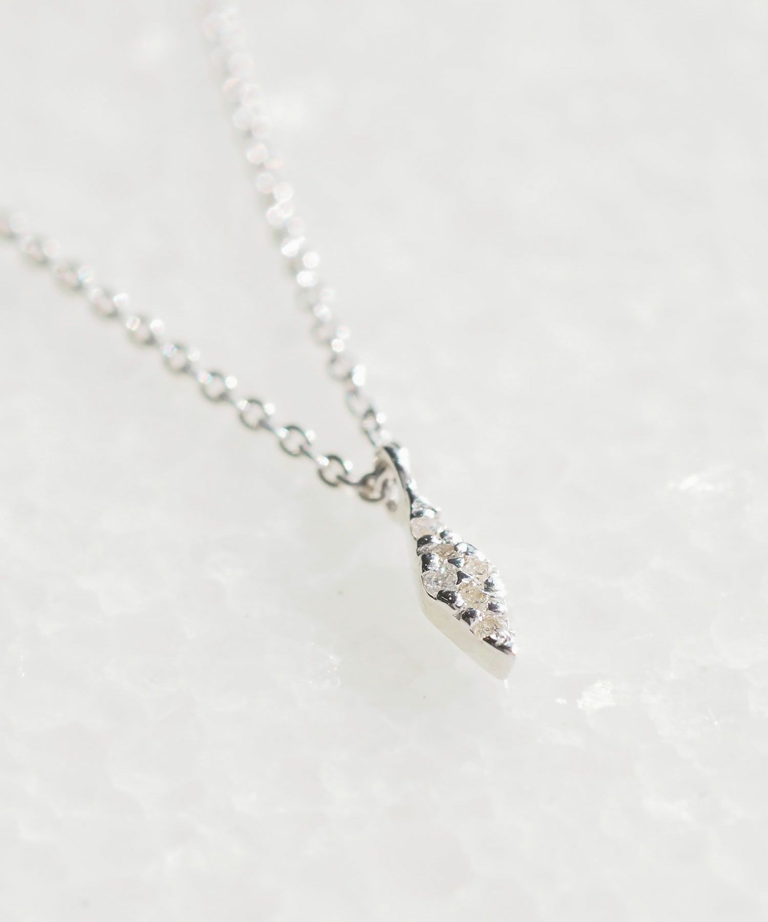 [SV925]ノーブルロンバスメレダイヤモンドプチペンダント