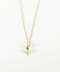 キュービックチューリップネックレス