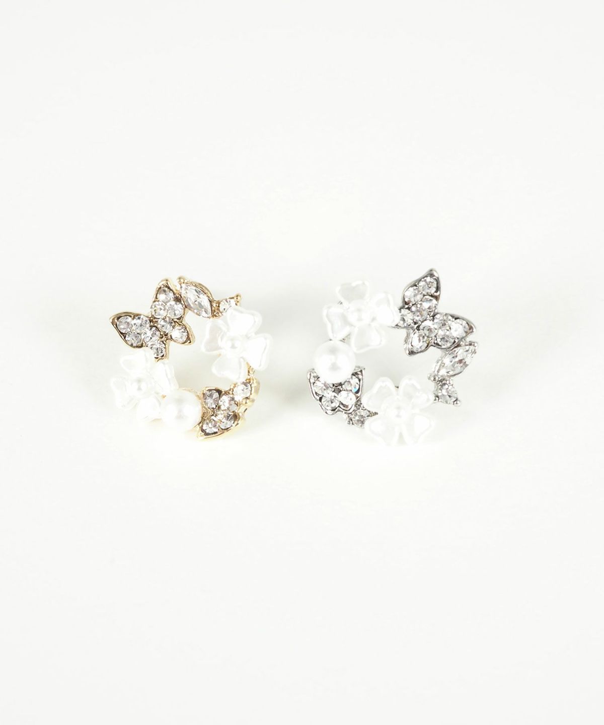 フラワーリースピアス