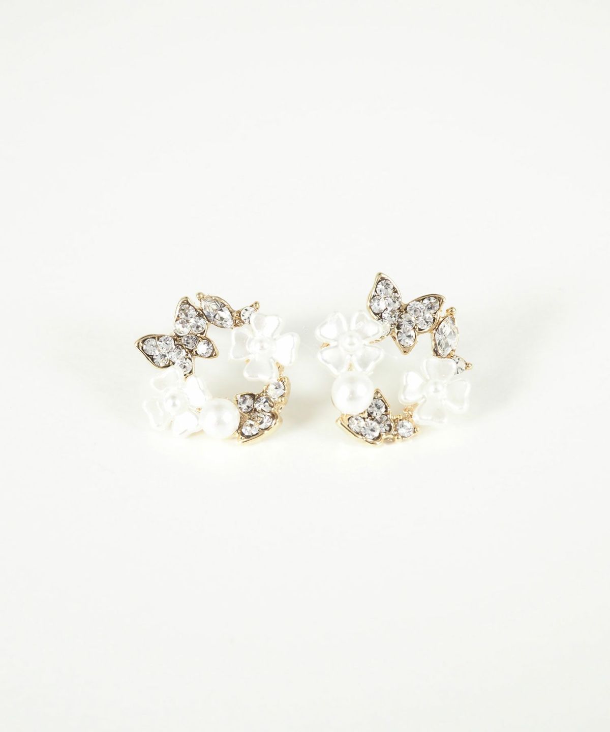 フラワーリースピアス