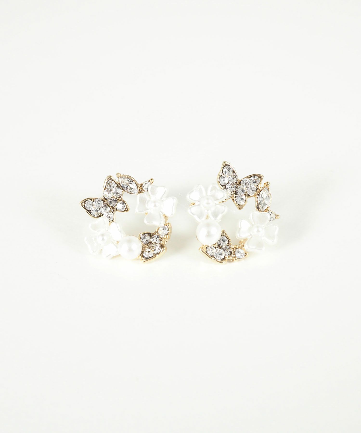 フラワーリースピアス