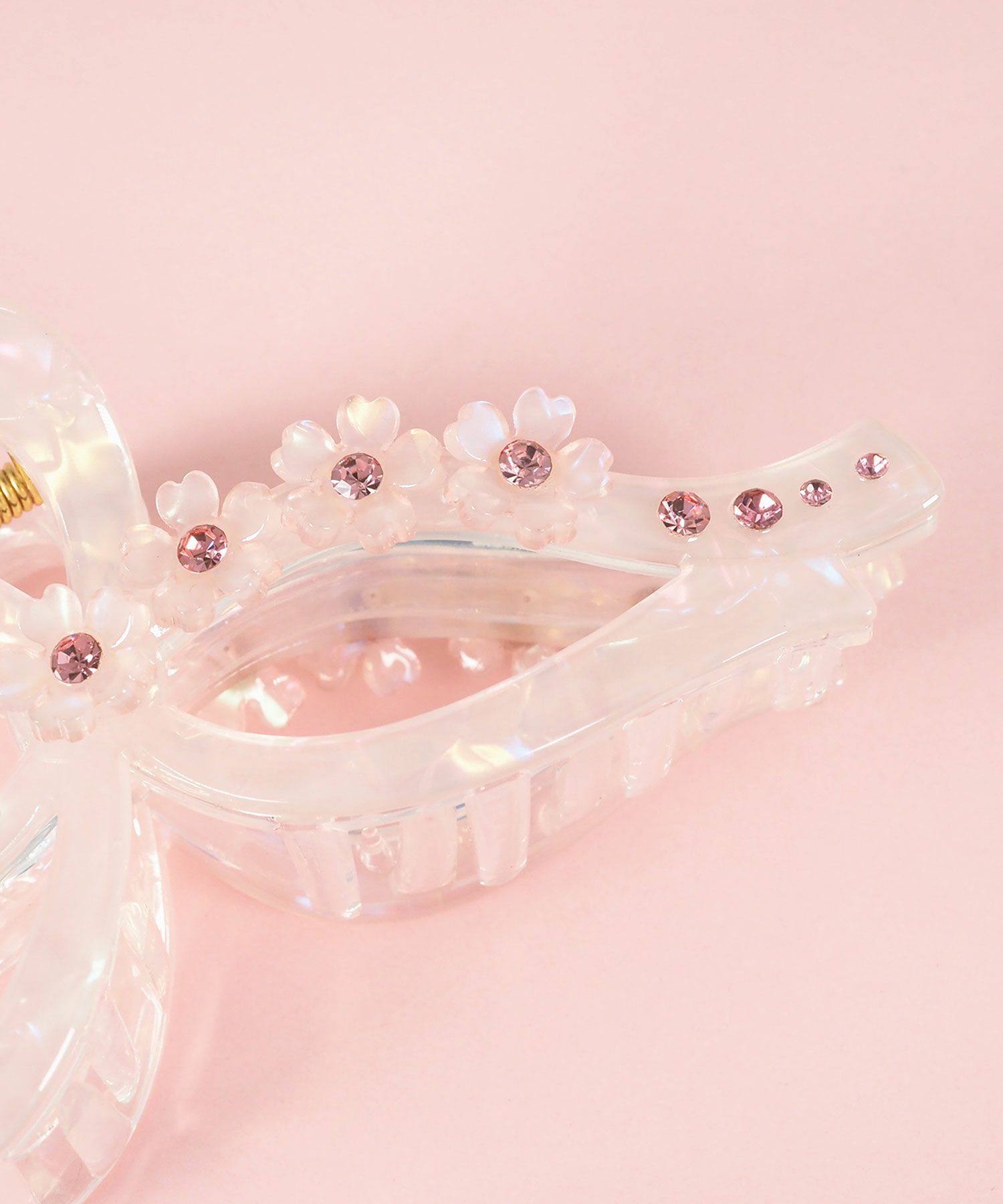 SAKURAオーロラリボンバンスクリップ